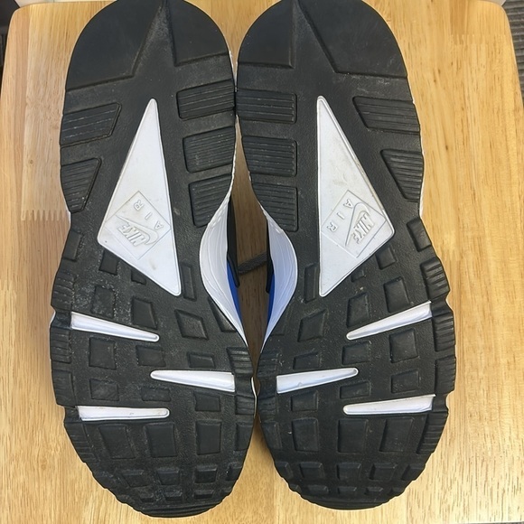 Nike Air Huarache Comet Blue and Matte Silver Men’s Athletic Shoes - Picture 7 of 8